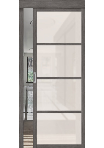 Межкомнатная дверь Твигги-11.3, со стеклом, цвет Grey Melinga Межкомнатная дверь Твигги-11.3, со стеклом, цвет Grey Melinga